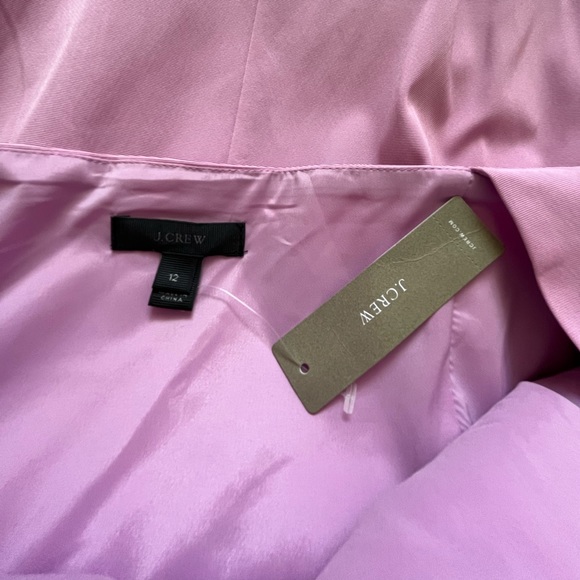 NWT J. Crew Yass One-Shoulder Ruffle Dress Size 12 - Picture 3 of 6